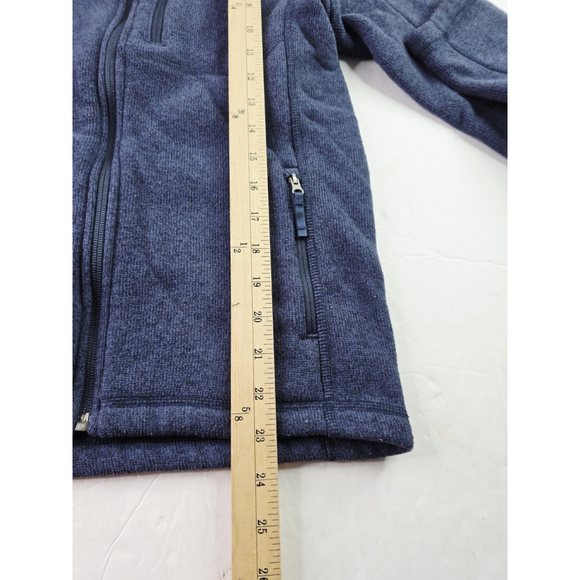 The North Face Long Sleeve Full-Zip Sweater Jacket Blue Boy's Size Large - Picture 5 of 6